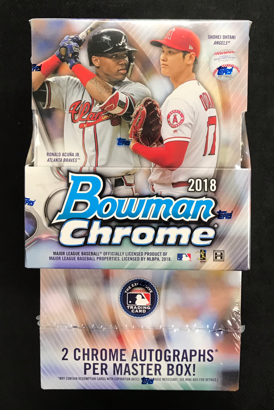 2018 Bowman Chrome Hobby Box Three J's Sports Cards
